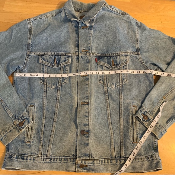 Levis XL USA 90s Trucker Jacket Faded 70507-0389 - Picture 7 of 15